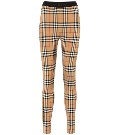 burberry checkered pants womans|burberry tights for ladies.